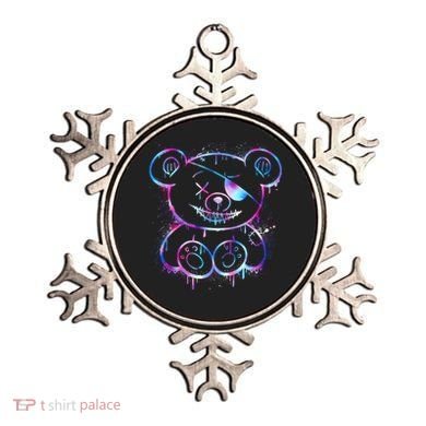 Emo Punk Teddy Bear Graffiti Ornament