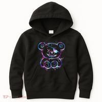Emo Punk Teddy Bear Graffiti Kids Hoodie thumb 0