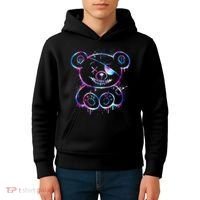 Emo Punk Teddy Bear Graffiti Kids Hoodie thumb 4