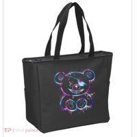Emo Punk Teddy Bear Graffiti Tote Bag thumb 2
