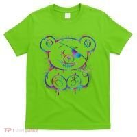 Emo Punk Teddy Bear Graffiti T-Shirt thumb 0