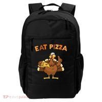 Eat Pizza Turkey Thanksgiving Funny Backpack thumb 0