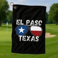 El Paso Tx El Paso Souvenirs Golf Towel thumb 1