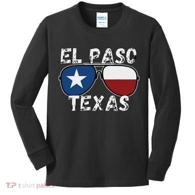 El Paso Tx El Paso Souvenirs Kids Long Sleeve Shirt