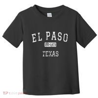 El Paso Texas Tx Vintage Toddler T-Shirt thumb 0
