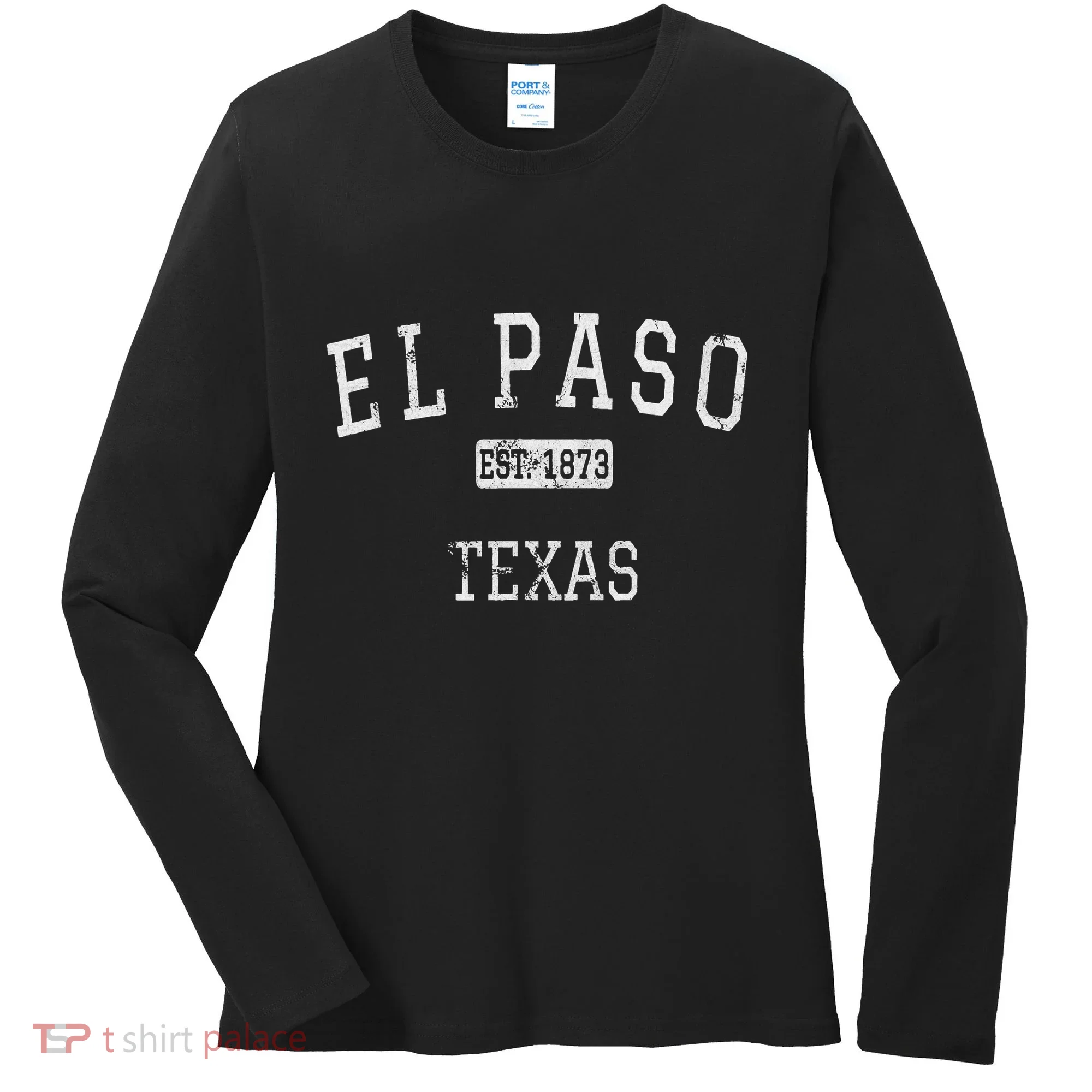 El Paso Texas Vintage Women's Long Sleeve Shirt