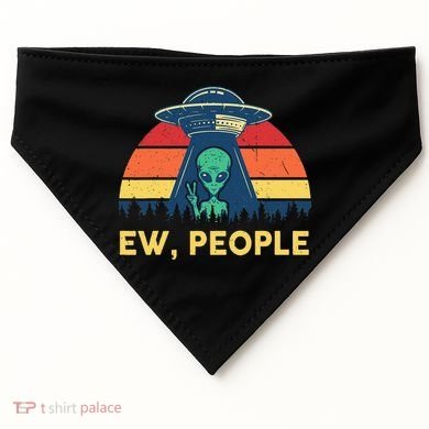 Ew People  Ufo Alien Costume USA-Made Doggie Bandana