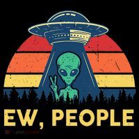 Ew People  Ufo Alien Costume Women's Hoodie thumb 2