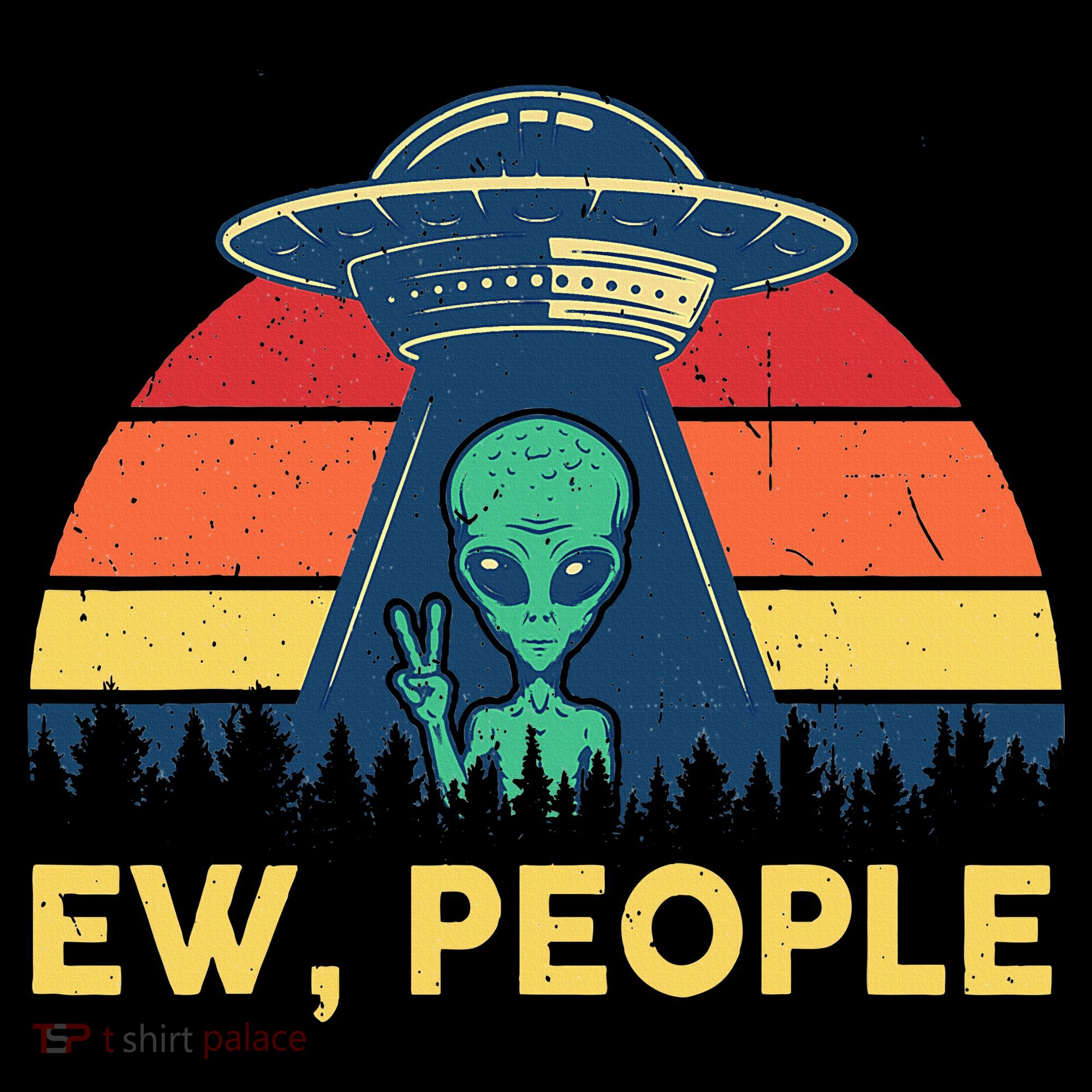 Ew People  Ufo Alien Costume Women's Hoodie