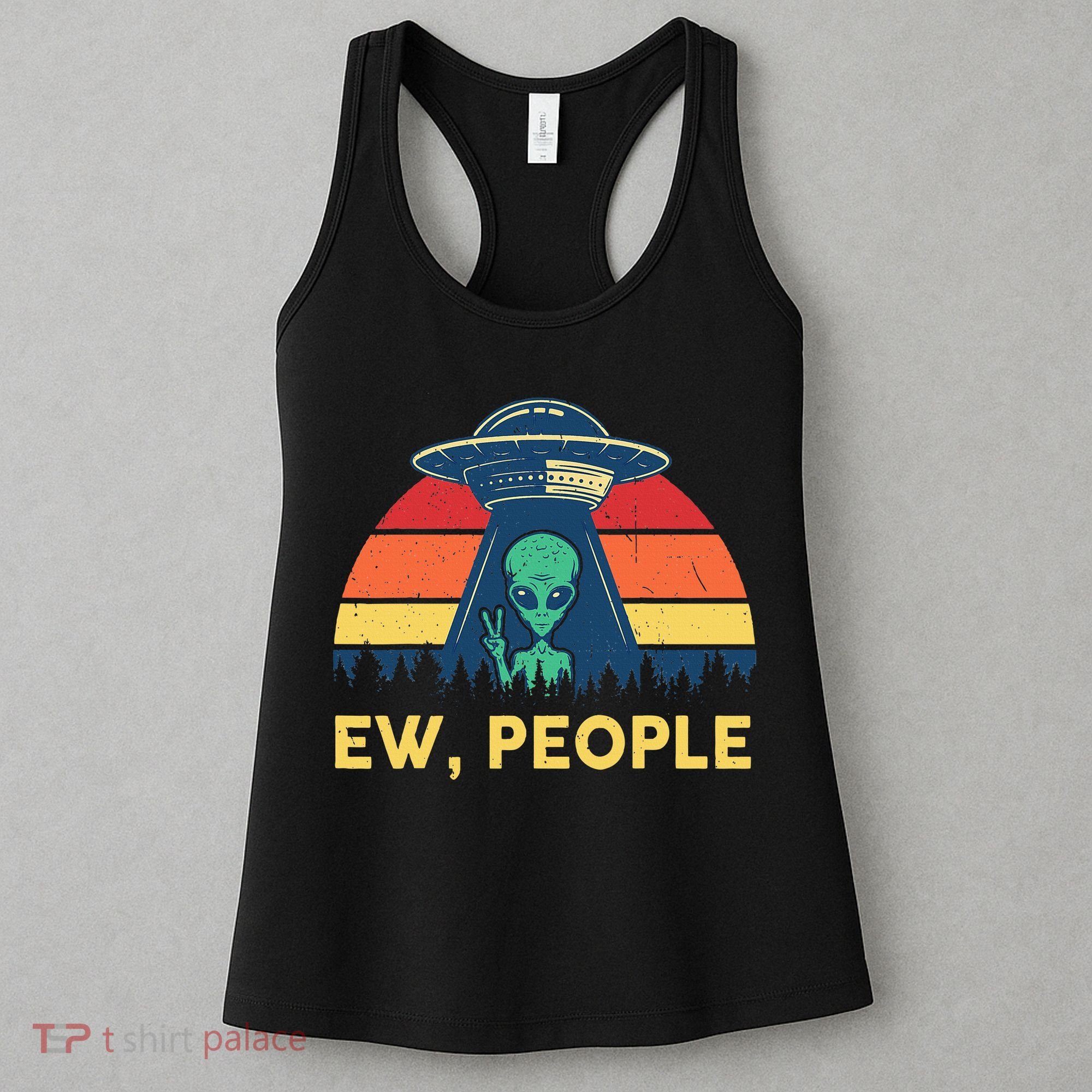 Ew People  Ufo Alien Costume Women's Tank Top