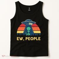 Ew People  Ufo Alien Costume Tank Top thumb 2