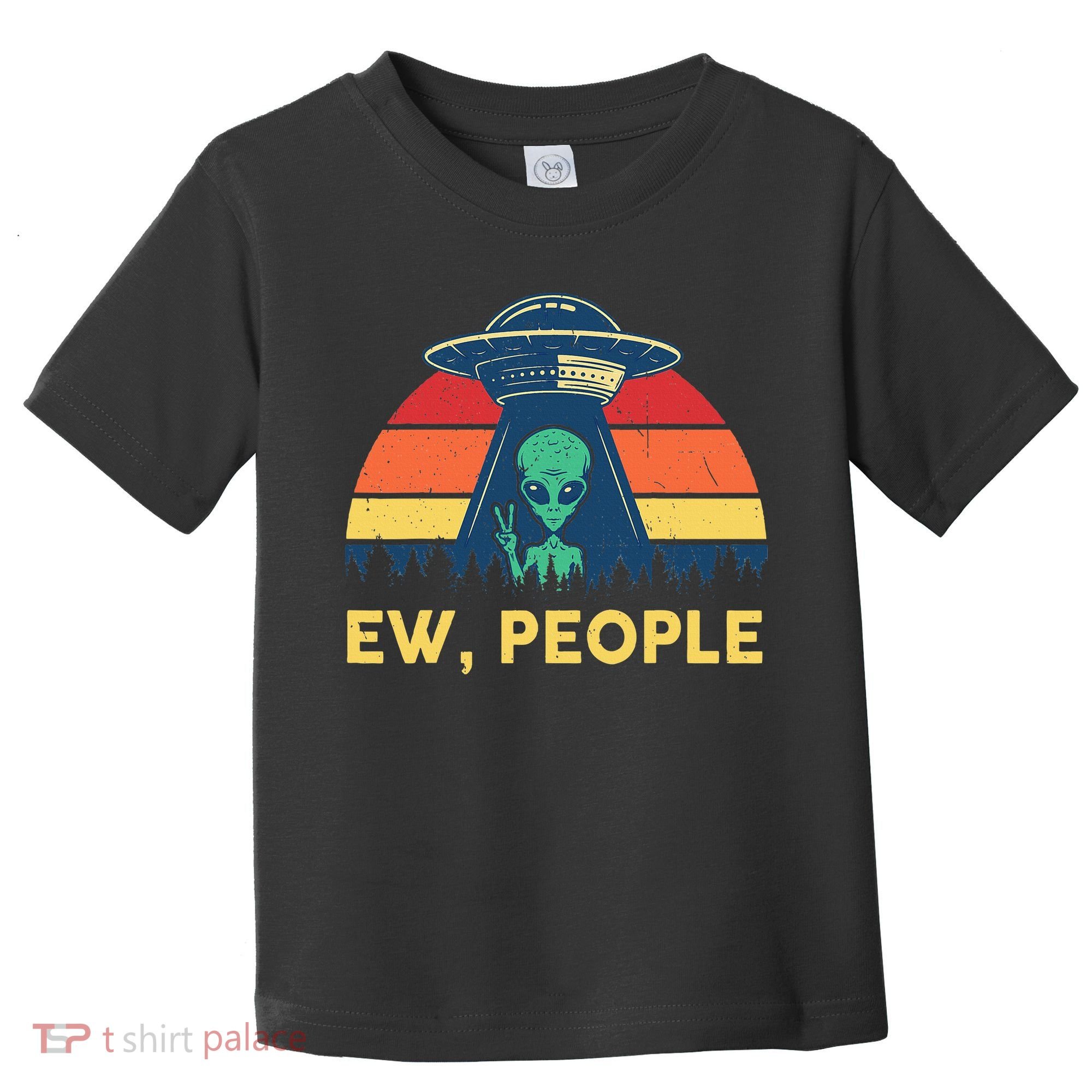 Ew People  Ufo Alien Costume Toddler T-Shirt