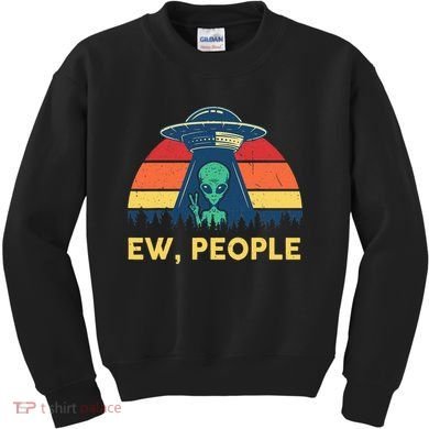 Ew People  Ufo Alien Costume Kids Sweatshirt