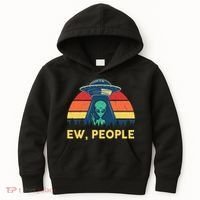 Ew People  Ufo Alien Costume Kids Hoodie thumb 0