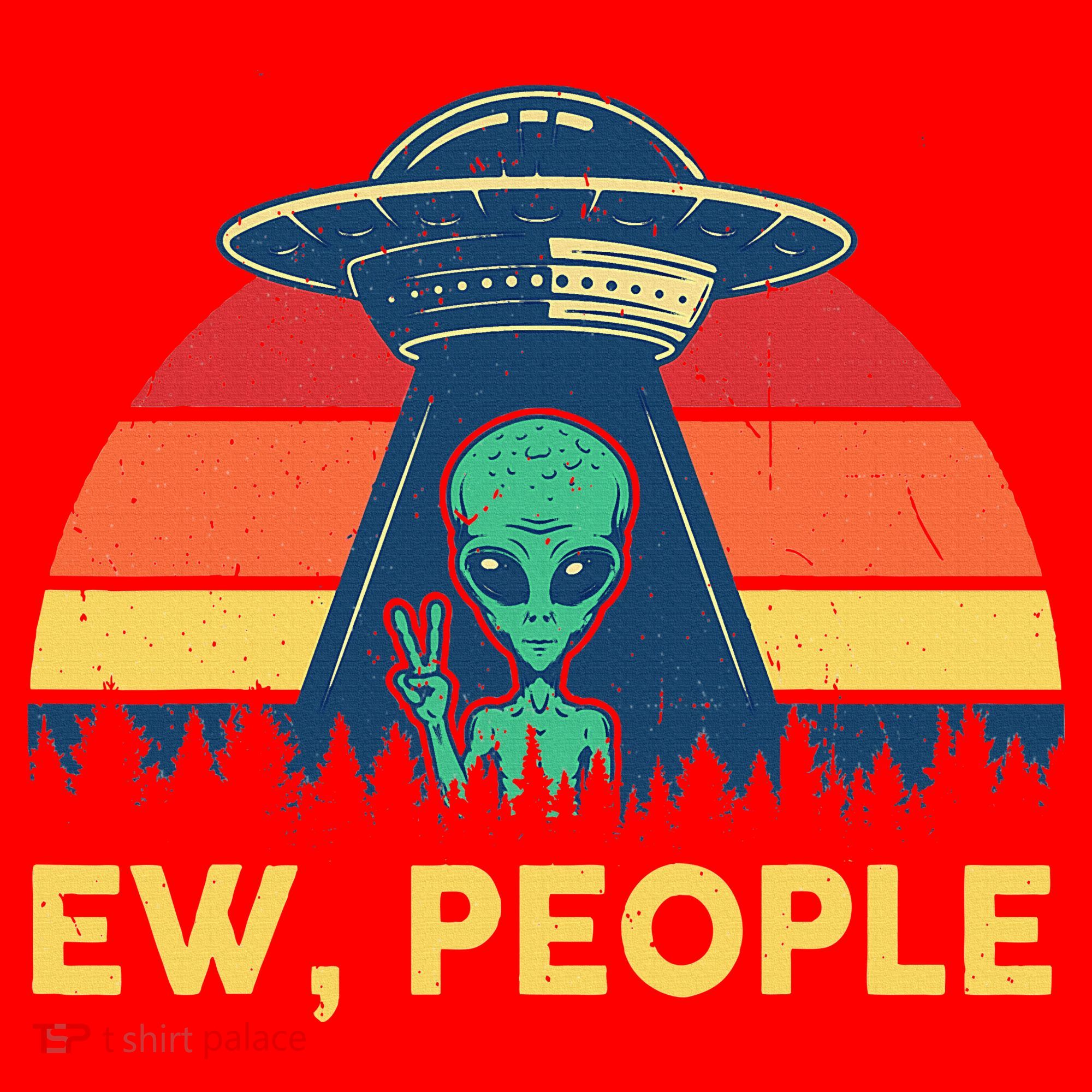 Ew People  Ufo Alien Costume Santa Hat