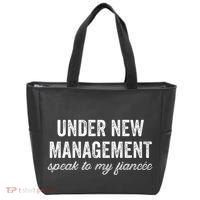 Engagement Party Under New Management See Fiancee Tote Bag thumb 0