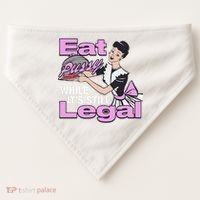 Eat Pussy While It’S Still Legal USA-Made Doggie Bandana thumb 0
