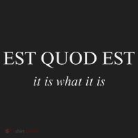 Est Quod Est - It Is What It Is Funny Latin Language Beanie thumb 2