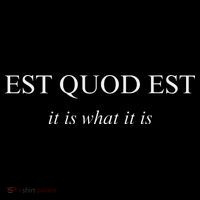 Est Quod Est - It Is What It Is Funny Latin Language Women's Hoodie thumb 2