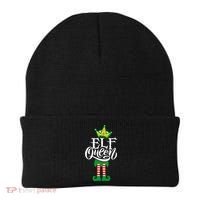 Elf Queen Matching Family Group Elf Squad Christmas Gift Cool Gift Beanie thumb 0