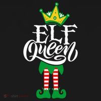 Elf Queen Matching Family Group Elf Squad Christmas Gift Cool Gift Women's Hoodie thumb 2