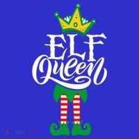 Elf Queen Matching Family Group Elf Squad Christmas Gift Cool Gift Long Sleeve Shirt thumb 2
