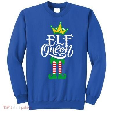 Elf Queen Matching Family Group Elf Squad Christmas Gift Cool Gift Sweatshirt