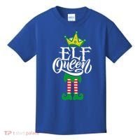 Elf Queen Matching Family Group Elf Squad Christmas Gift Cool Gift Kids T-Shirt thumb 0