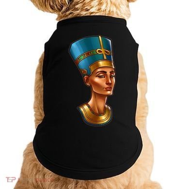 Egyptian Queen Nefertiti Cute Gift Doggie Tank