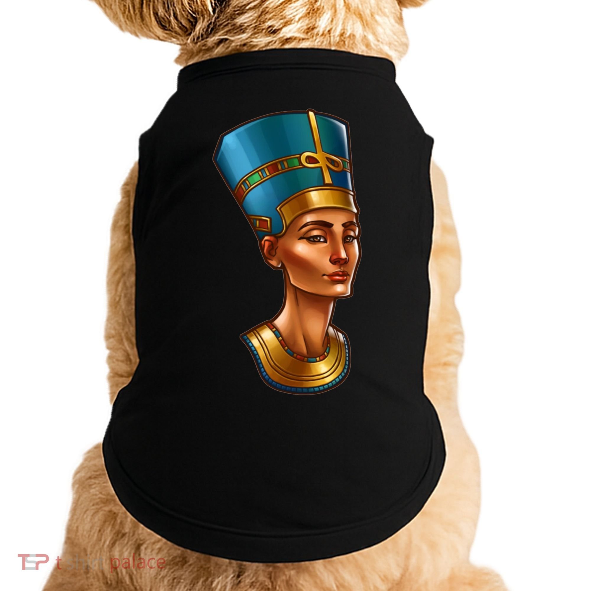 Egyptian Queen Nefertiti Cute Gift Doggie Tank