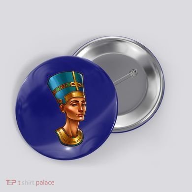 Egyptian Queen Nefertiti Cute Gift Button