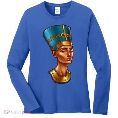 Egyptian Queen Nefertiti Cute Gift Women's Long Sleeve Shirt