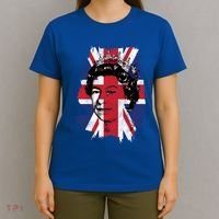 Elizabeth Queen Of England Union Jack Flag Queen Of England Cool Gift T-Shirt thumb 4