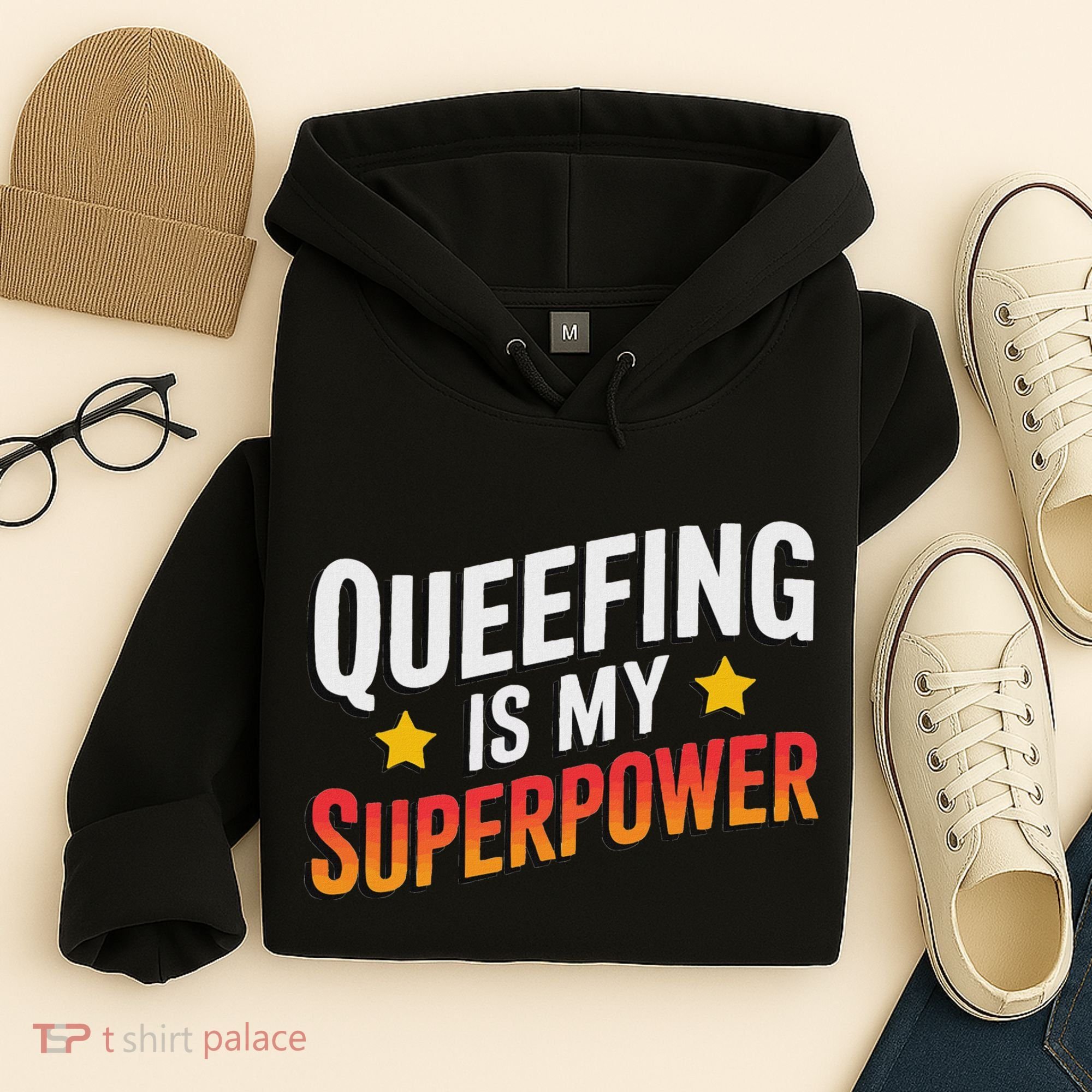 Embarassing Queef Queen Queefed Inappropriate Fart Queefing Hoodie