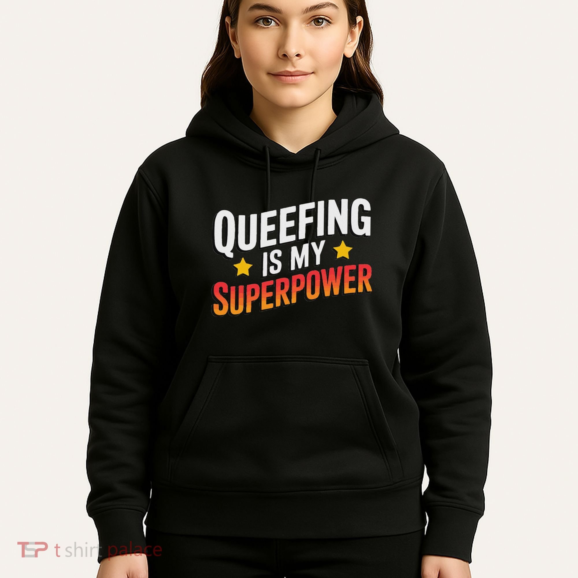 Embarassing Queef Queen Queefed Inappropriate Fart Queefing Hoodie