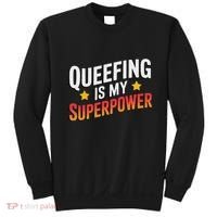 Embarassing Queef Queen Queefed Inappropriate Fart Queefing Sweatshirt thumb 0