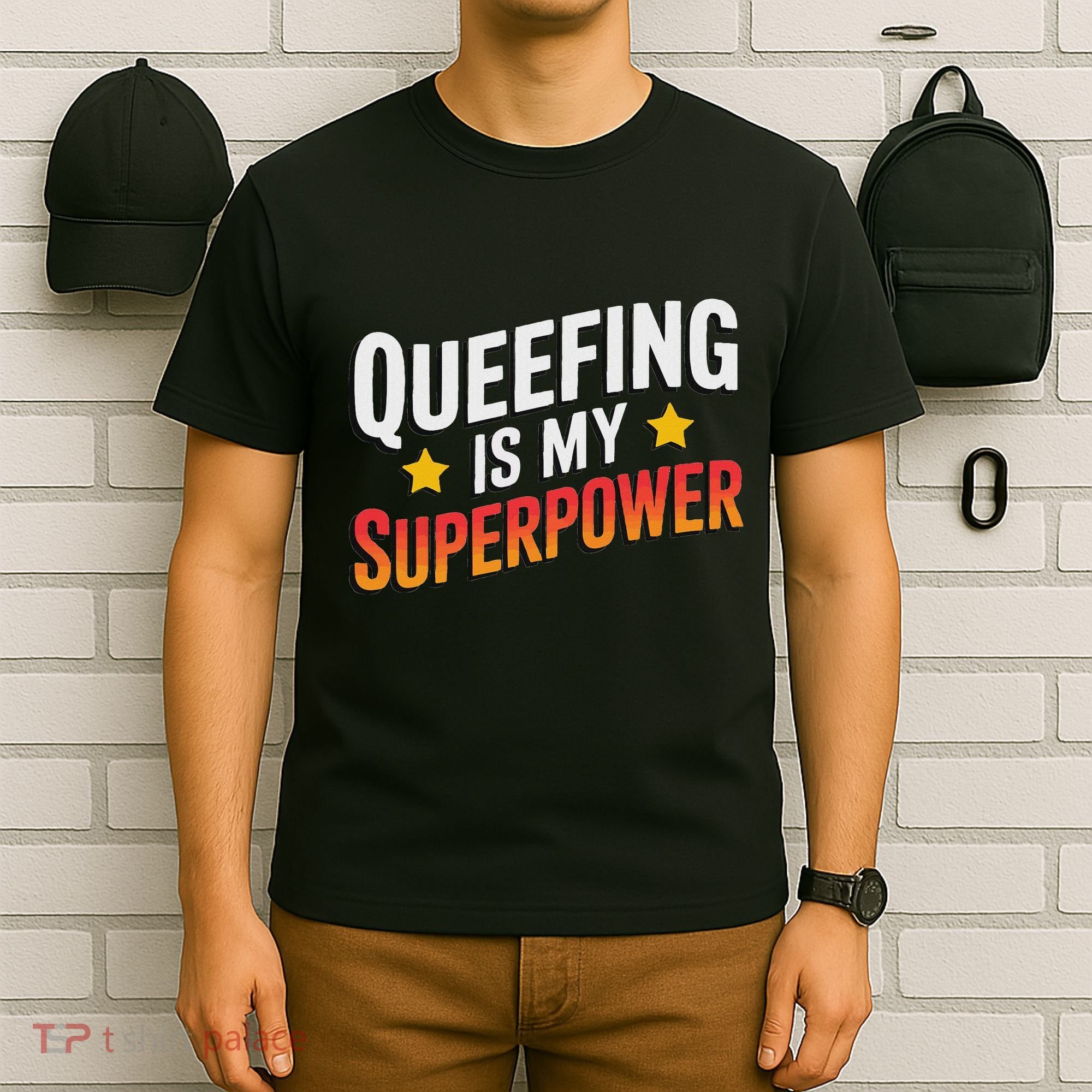 Embarassing Queef Queen Queefed Inappropriate Fart Queefing T-Shirt