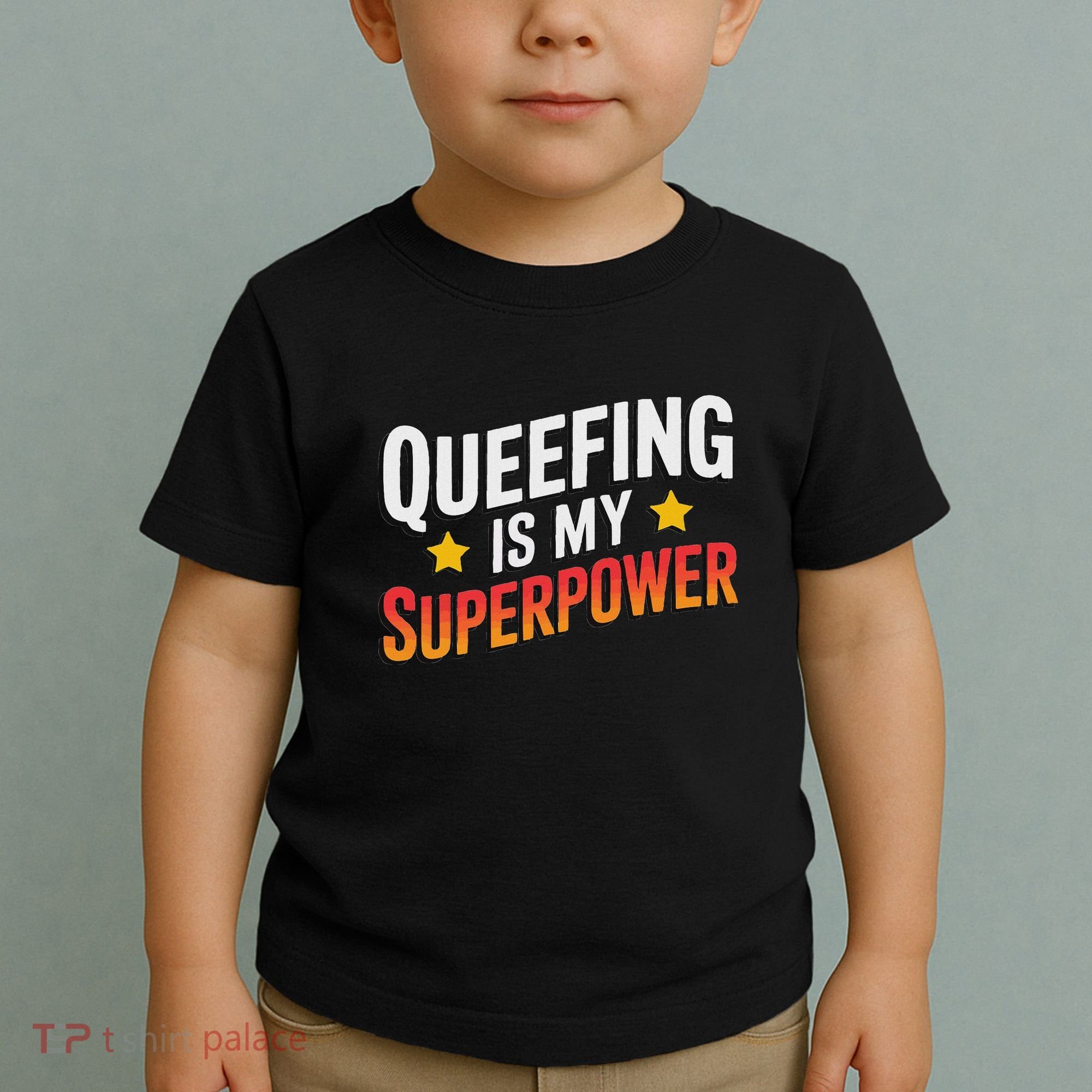 Embarassing Queef Queen Queefed Inappropriate Fart Queefing Toddler T-Shirt