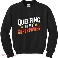 Embarassing Queef Queen Queefed Inappropriate Fart Queefing Kids Sweatshirt thumb 0