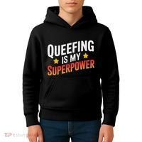 Embarassing Queef Queen Queefed Inappropriate Fart Queefing Kids Hoodie thumb 4