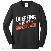 Embarassing Queef Queen Queefed Inappropriate Fart Queefing Kids Long Sleeve Shirt thumb 0