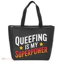 Embarassing Queef Queen Queefed Inappropriate Fart Queefing Tote Bag thumb 0