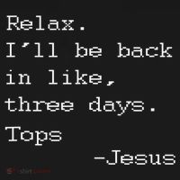 Easter Quote Relax I'll Be Back In Like 3 Days Jesus Women's Tank Top thumb 5