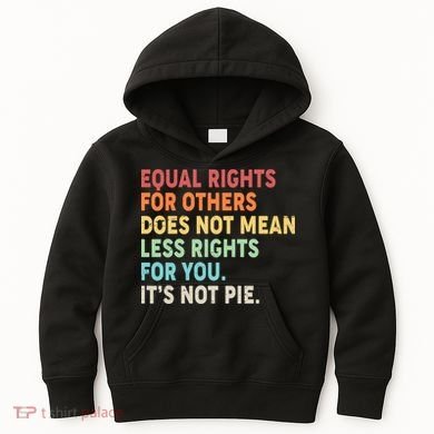 Equal Rights It's Not Pie Kids Hoodie