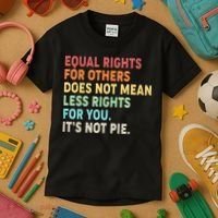 Equal Rights It's Not Pie Kids T-Shirt thumb 3