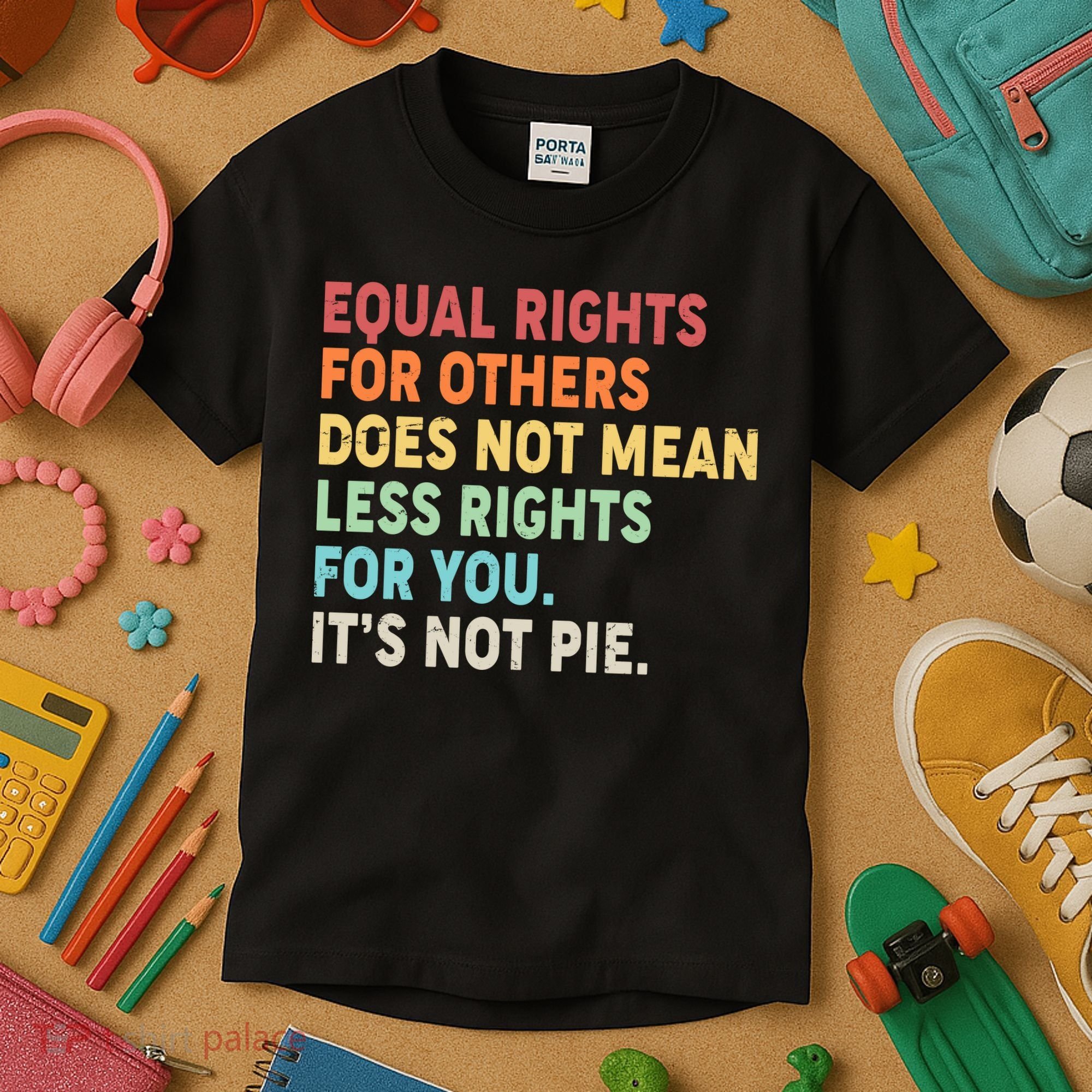 Equal Rights It's Not Pie Kids T-Shirt