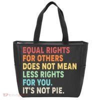 Equal Rights It's Not Pie Tote Bag thumb 0