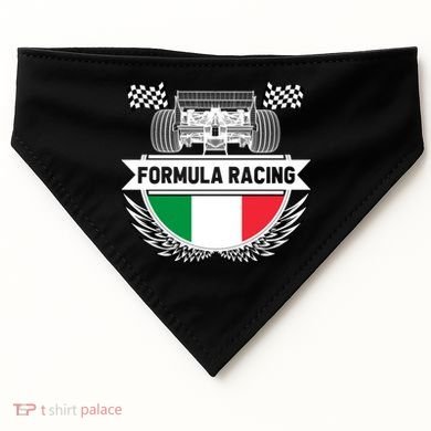 Emilia Romagna Auto Race Italy Flag Formula Racing Car Fan Cool Gift USA-Made Doggie Bandana