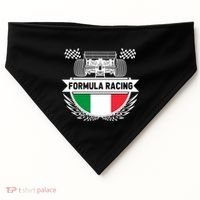 Emilia Romagna Auto Race Italy Flag Formula Racing Car Fan Cool Gift USA-Made Doggie Bandana thumb 0