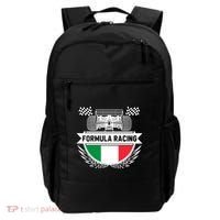 Emilia Romagna Auto Race Italy Flag Formula Racing Car Fan Cool Gift Backpack thumb 0